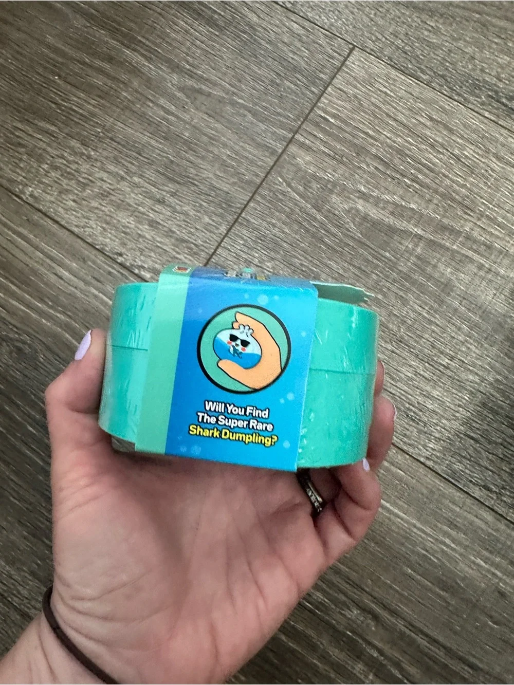 NWT’s Shark Edition mystery Dumpling Squishy Toy - Teal - Picture 9 of 11